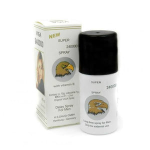 Super Viga 240000 Timing Delay Spray For Men Original Product Front View - OnlineExpo.pk