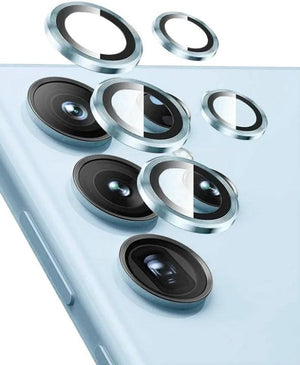 Lito Camera Lens Protector for Samsung S25 Ultra Silver blue black grey View 4 - OnlineExpo.pk