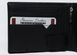 Original Leather Wallet for Men (Black) View 5 - OnlineExpo.pk