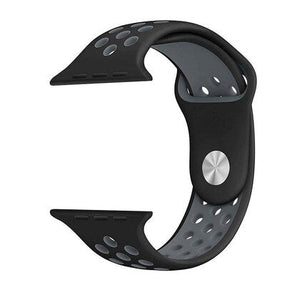 42mm 44mm 45mm 49mm Nike Sports Straps Apple Smart Watch - Black/Grey View 3 - OnlineExpo.pk