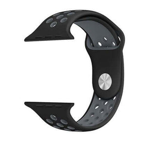 42mm 44mm 45mm 49mm Nike Sports Straps Apple Smart Watch - Black/Grey View 3 - OnlineExpo.pk