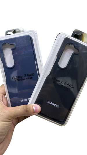 High Quality Silicone Cover for Samsung Z Fold 6 Full Cover Original Product Front View - OnlineExpo.pk
