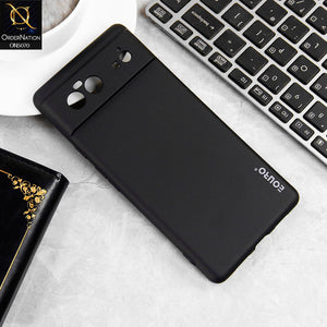 Black Eouro Slim Soft Silicone Back Cover for Google Pixel 6 Pixel 6A Pixel 6 Pro Pixel 7 Pro Pixel 8 Pro Pixel 9 Pro Pixel 9 Pro XL Original Product Front View - OnlineExpo.pk