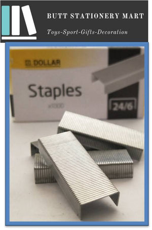 Pack of 5 Box Dollar Stapler Pins Size 24/6 Pack of 5 Box View 3 - OnlineExpo.pk