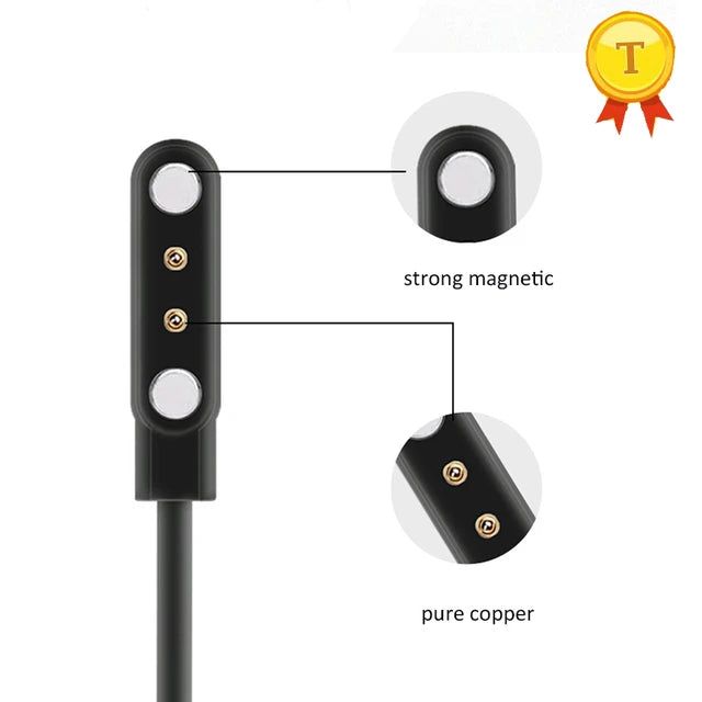 Magnetic USB charging cable for Ronin R07 Luxe smart watch