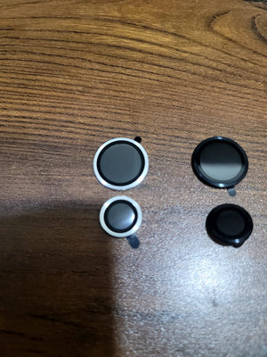 Black Camera lens protector Camera Lens Protector for Vivo V50 Lite Camera Protector Original Product Front View - OnlineExpo.pk