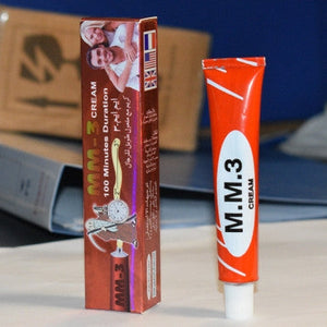 MM3 Cream 100 Minutes Duration Delay Cream Original Product Front View - OnlineExpo.pk