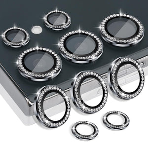 Camera protector Diamond Camera Lens Protector for Samsung S24 Ultra S23 Ultra View 2 - OnlineExpo.pk