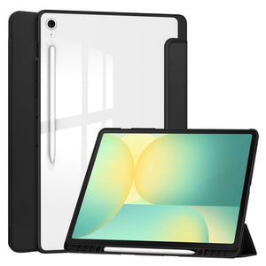 Evo Clear Folio Tablet Case for Samsung S10 Fe+ 13.1 inch Smart case with pen holder space for S10 FE Plus 13.1 Inch View 4 - OnlineExpo.pk