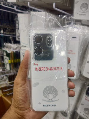 Soft Dustproof Clear Cover – Camon 30 / Spark 20 Pro+ / Infinix Note 40 / Vivo Y17s / Y100 / Infinix Zero 40 View 5 - OnlineExpo.pk