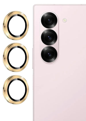 Camera Lens Protector for Samsung Fold 6 Back Camera Lens Silver Black Light Green Light Purple Blue Gold Pink View 4 - OnlineExpo.pk