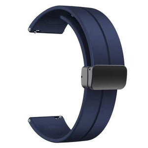 22mm Sports Silicone Magnetic Lock Watch Strap – Zero Luna / Revolt / Redmi Watch 5 / Huawei GT4/GT5 / Samsung 46mm View 7 - OnlineExpo.pk