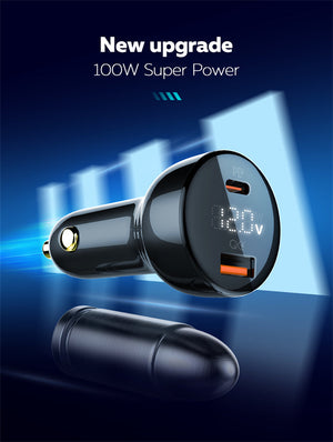 LDNIO C101 100W Dual USB Super Fast Car Charger View 7 - OnlineExpo.pk