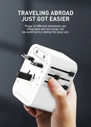 LDNIO Z6 65W GaN 3-Port Travel Adapter View 3 - OnlineExpo.pk
