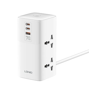 LDNIO SC4383 70W Multifunctional Universal Desktop Power Adapter View 4 - OnlineExpo.pk