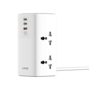 LDNIO SC4383 70W Multifunctional Universal Desktop Power Adapter View 3 - OnlineExpo.pk