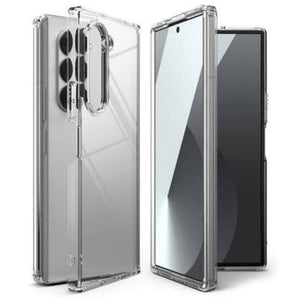 Shockproof Crystal Clear TPU Back Cover – Samsung Galaxy Z Fold 7 5G – 360° Transparent Protection Original Product Front View - OnlineExpo.pk
