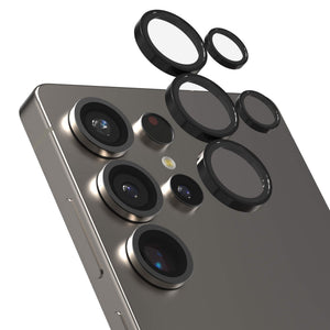 Lito Camera Lens Protector for Samsung S25 Ultra Silver blue black grey View 3 - OnlineExpo.pk
