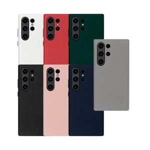 KZDOO Noble Collection Leather cover for Samsung S24 Ultra Leather Case Original Quality Full Coverage Titanium Grey White Blue Black Green Original Product Front View - OnlineExpo.pk