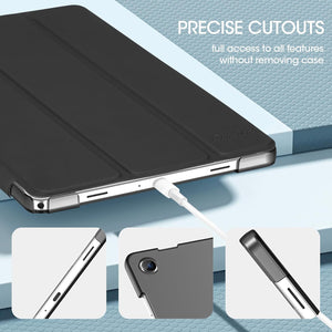 Pen Holder Smart Case for Galaxy Tab A11 Plus 2025 / A9+ 11 Inch, Slim Stand Hard Back Shell Protective Cover Folio Case for Galaxy Tab A11 Plus View 5 - OnlineExpo.pk
