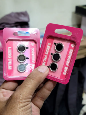 Camera protector Diamond Camera Lens Protector for Samsung A05s Silver Black View 2 - OnlineExpo.pk