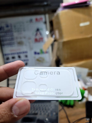 Tempered camera protector for Infinix Note Edge Clear Camera Glass Lens Protector Tempered Full Cover Original Product Front View - OnlineExpo.pk
