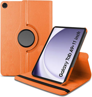 360 rotate Leathr Samsung Galaxy Tab A9 (8.7 inch) Flip Cover 360 Degree Rotate Flip Cover | Flip Stand Cover Case for Tab A9 Tablet Cover View 2 - OnlineExpo.pk