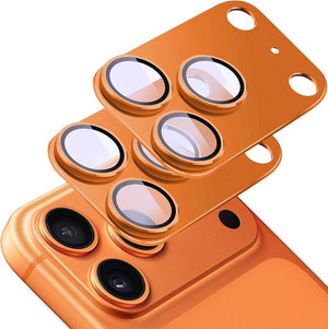 LITO iPhone 17 Pro Max Full Camera Lens Protector – AR + AF Tempered Glass with Metal Ring Original Product Front View - OnlineExpo.pk