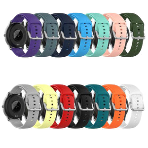 22mm Silicone Watch Strap – Haylou Rs4 Loop Pro / LS05 / Mibro X1 / Amazfit GTR / Huawei GT2 / Samsung / Kieslect K10 Original Product Front View - OnlineExpo.pk