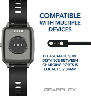 2pin Magnet Charge 2.8mm Charging Cable for universal Smart Watch clock hour saat 2.84mm strong Magnet Suction USB Power charger View 6 - OnlineExpo.pk