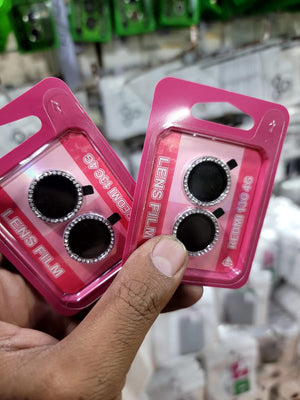 Camera protector Diamond Camera Lens Protector for Redmi 13C Silver Black View 2 - OnlineExpo.pk