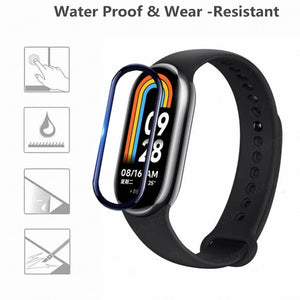 3D Soft Clear Screen Protector for Mi Band 8 Original Product Front View - OnlineExpo.pk