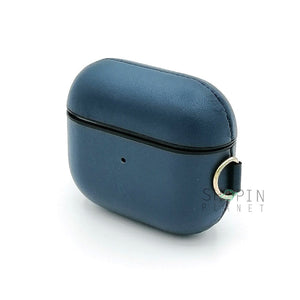 Airpods 3 Leather Case With Belt Clip - Dark Blue View 3 - OnlineExpo.pk