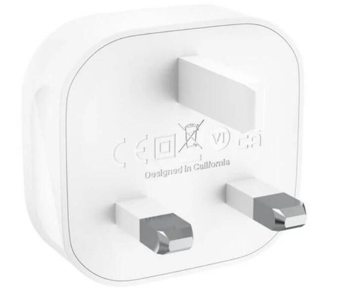Belkin BoostCharge USB-C 20W Power Adapter 2 Pin