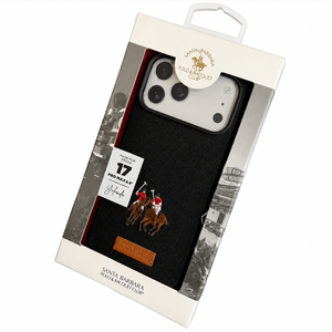 iPhone 17 / 18 Pro Max Santa Barbara Polo Racquet Club Yolanda Series MagSafe Case – Black View 2 - OnlineExpo.pk