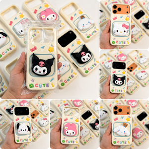 Cute 3D Kawaii Cartoon Silicone Case | 4 Adorable Designs Original Product Front View - OnlineExpo.pk