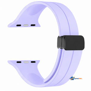 Apple Watch Magnetic D-Buckle Silicone Sport Band – 42mm/44mm/45mm/49mm (Series 1–11, SE & Ultra) View 15 - OnlineExpo.pk