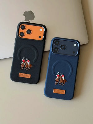 iPhone 17 / 18 Pro Max Santa Barbara Polo Racquet Club Yolanda Series MagSafe Case – Black View 3 - OnlineExpo.pk