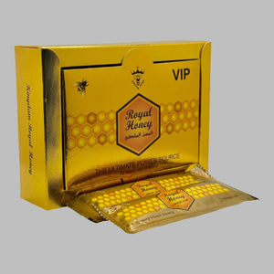 Vip Royal Honey 20gm Sachet Original Product Front View - OnlineExpo.pk