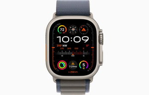 42mm-44mm-45mm-49mm Alpine Loop Smartwatch Strap For Apple Watch Ultra/Ultra 2- Blue View 2 - OnlineExpo.pk