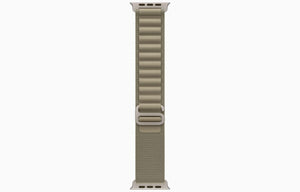 42mm-44mm-45mm-49mm Alpine Loop Smartwatch Strap For Apple Watch Ultra/Ultra 2- Olive View 3 - OnlineExpo.pk