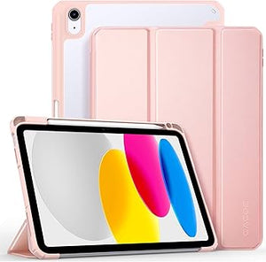 Evo Clear Folio Tablet Case for 7th 8th 9th Generation 10.2 inch Smart case with pen holder space View 4 - OnlineExpo.pk