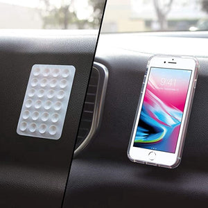 Silicone Suction Pad Phone Holder Self-Adhesive Rubber Mat 8x5.5cm View 2 - OnlineExpo.pk