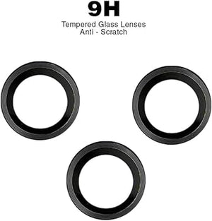 Black Camera protector Camera Lens Protector for Realme C75 Camera Protector Original Product Front View - OnlineExpo.pk
