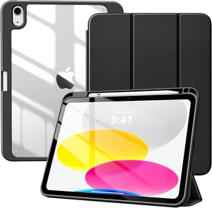 Evo Clear Folio Tablet Case for 7th 8th 9th Generation 10.2 inch Smart case with pen holder space View 6 - OnlineExpo.pk
