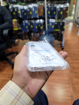 Bumper Back cover Redmi A7 Pro Transparent with Camera protection soft jelly material View 2 - OnlineExpo.pk