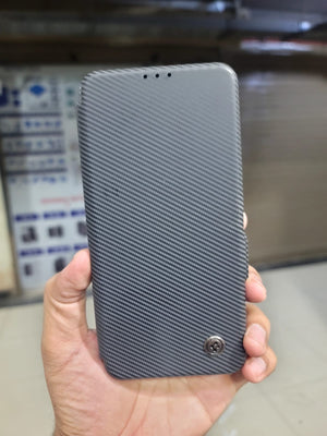Fiber fusion book cover for Samsung S25 FE Flip Cover View 3 - OnlineExpo.pk