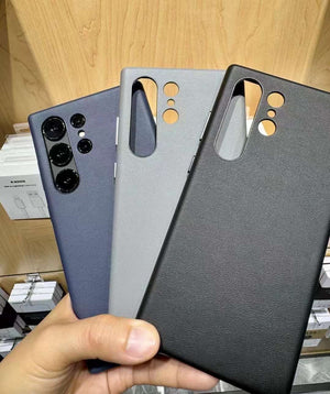 KZDOO Noble Collection Leather cover for Samsung S24 Ultra Leather Case Original Quality Full Coverage Titanium Grey White Blue Black Green View 2 - OnlineExpo.pk