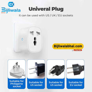 Tuya WiFi Smart Plug 16A with Power Monitoring View 3 - OnlineExpo.pk