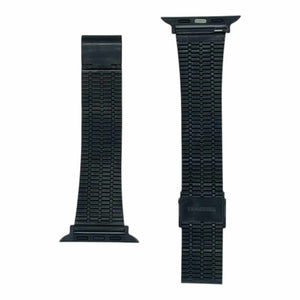 42mm/44mm/45mm/49mm/22mm Luxury Style Stainless Steel Chain Straps For Smart Watch - Black View 4 - OnlineExpo.pk